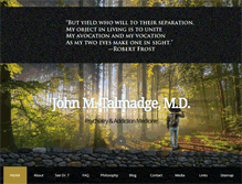 Tablet Screenshot of johntalmadge.com